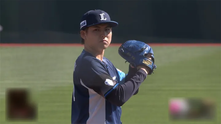 埼玉西武ライオンズ・武内夏暉投手 ©パーソル パ・リーグTV
