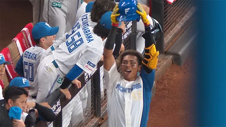 水谷瞬がキャリア6本目の先頭打者ホームラン！