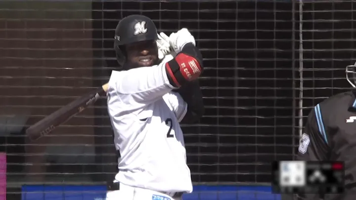 千葉ロッテマリーンズ・ポランコ選手 ©パーソル パ・リーグTV