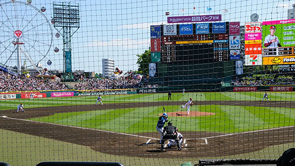 ザ・グランの座席からの見え方 ©Rakuten Eagles
