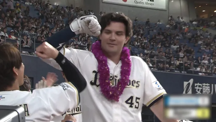 シーモアの来日初本塁打は勝ち越し2ラン！　京セラドーム大阪通算3000号