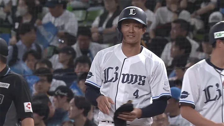 埼玉西武ライオンズ・石井一成選手 ©パーソル パ・リーグTV