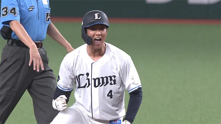 石井一成が殊勲打含む3打点！　埼玉西武が終盤に得点重ね勝利