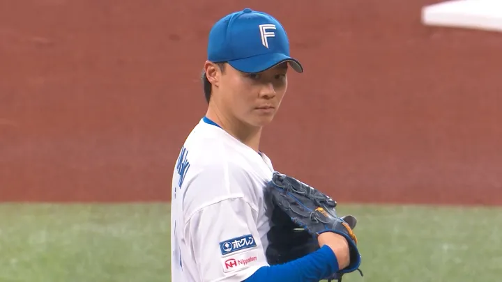 北海道日本ハムファイターズ・山崎福也投手 ©パーソル パ・リーグTV