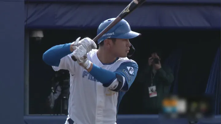 北海道日本ハムファイターズ・宮崎一樹選手©パーソル パ・リーグTV