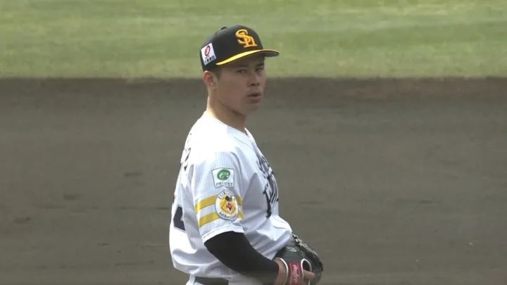 【キャンプ動画】松本晴が紅白戦で2回4奪三振【福岡ソフトバンク・2月14日】