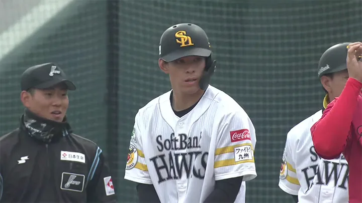 福岡ソフトバンクホークス・高橋隆慶選手 ©パーソル パ・リーグTV