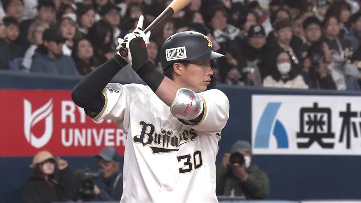 オリックス・バファローズ 廣岡大志選手 ©パーソル パ・リーグTV