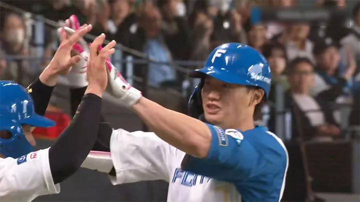 古巣復帰後初本塁打は打った瞬間確信の一発！　西川遥輝が一時逆転3ラン