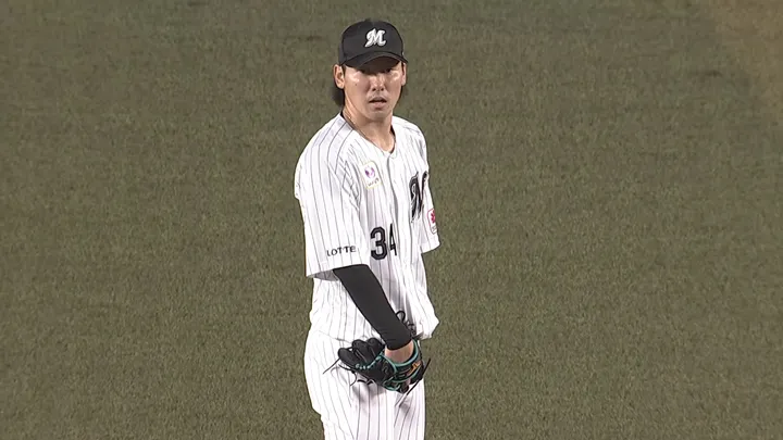 千葉ロッテマリーンズ・高野脩汰投手 ©パーソル パ・リーグTV