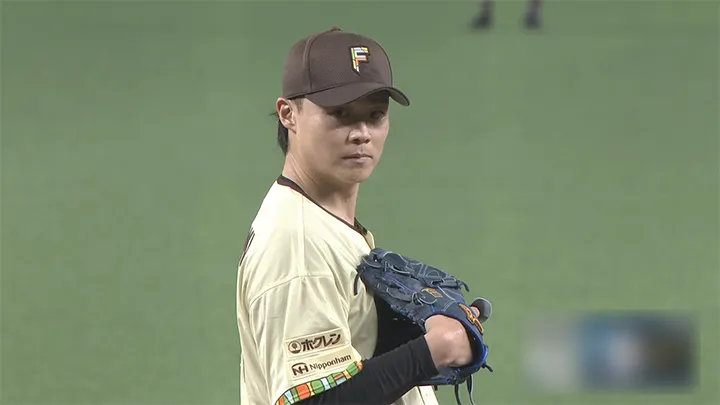 北海道日本ハムファイターズ・山崎福也投手 ©パーソル パ・リーグTV