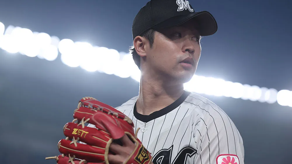 千葉ロッテマリーンズ・種市篤暉投手 ※写真は2025年シーズンのもの【写真：球団提供】