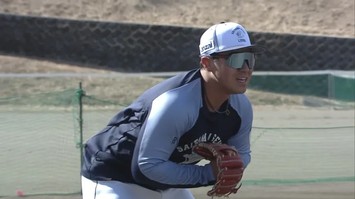 【キャンプ動画】渡部聖弥が三塁手コンバートに向け特守【埼玉西武・2月8日】