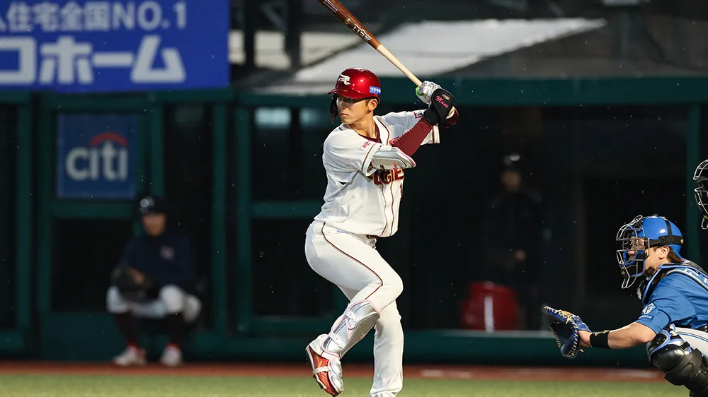 東北楽天ゴールデンイーグルス 宗山塁選手 宗山 塁選手がプロ初ヒットを記録! - 東北楽天ゴールデンイーグルス