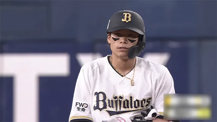 オリックス・バファローズ 中川圭太選手 ©パーソル パ・リーグTV