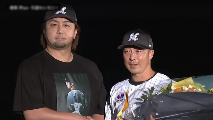 「お世話になった両チームの前でユニフォームを脱げること、本当にうれしく思います」美馬学引退セレモニー全文