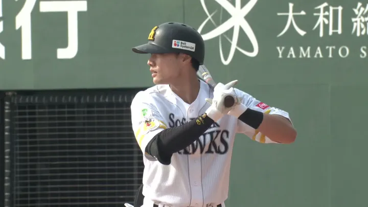 福岡ソフトバンクホークス・渡邉陸選手©パーソル パ・リーグTV