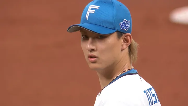北海道日本ハムファイターズ・達孝太投手 ©パーソル パ・リーグTV