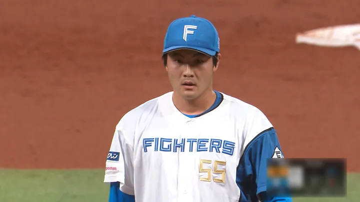 菊地大稀が古巣相手に3者凡退の好投　エスコンフィールド初登板
