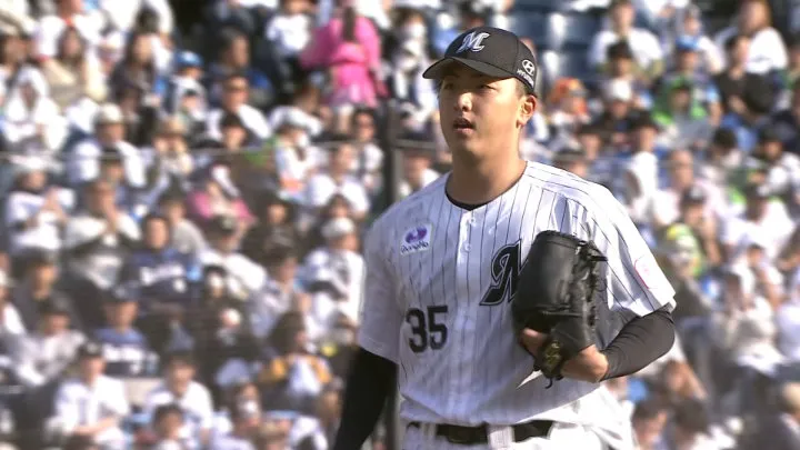 田中晴也が6回5安打無失点で白星　11得点で千葉ロッテが連勝