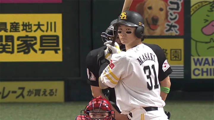 正木智也の3試合ぶり3号ソロ！　一軍復帰後12試合連続安打に