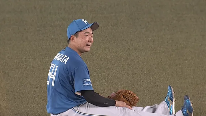 北海道日本ハムファイターズ・山縣秀選手©パーソル パ・リーグTV