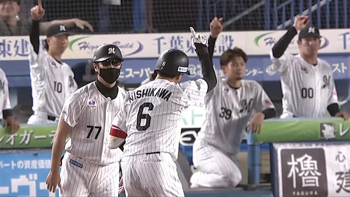 西川史礁が2点勝ち越し適時打！「残り試合も少ないので、1打席1打席無駄にせず」