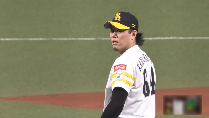福岡ソフトバンクホークス・上茶谷大河投手 ©パーソル パ・リーグTV