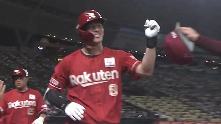 東北楽天が一挙4得点の猛攻　辰己涼介3ラン＆黒川史陽タイムリー