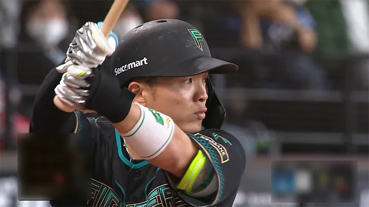 北海道日本ハムファイターズ・郡司裕也選手 ©パーソル パ・リーグTV