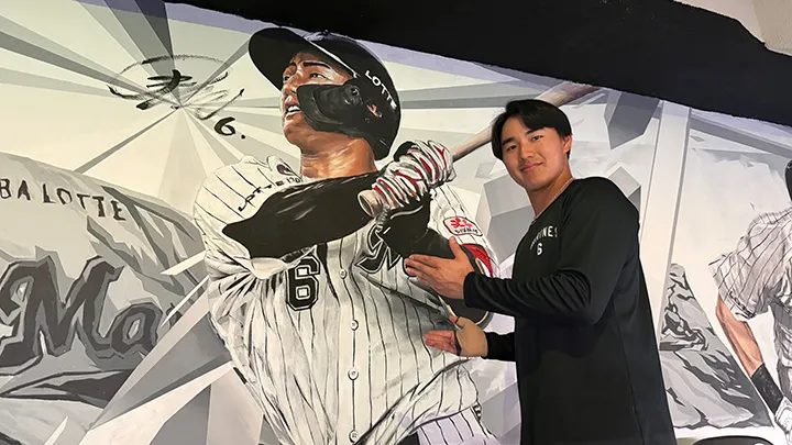 西川史礁が「とにかくリアルでびっくりしました！」　プレイヤーズ・シートの壁面をリニューアル