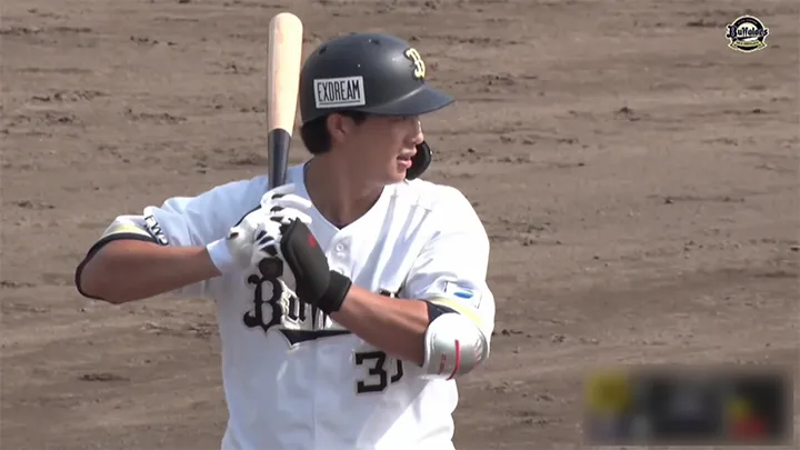 オリックス・バファローズ 廣岡大志選手 ©パーソル パ・リーグTV