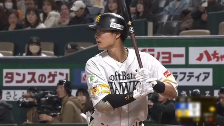 渡邉陸が同点の2点タイムリーツーベース　鷹対巨人は引き分けに