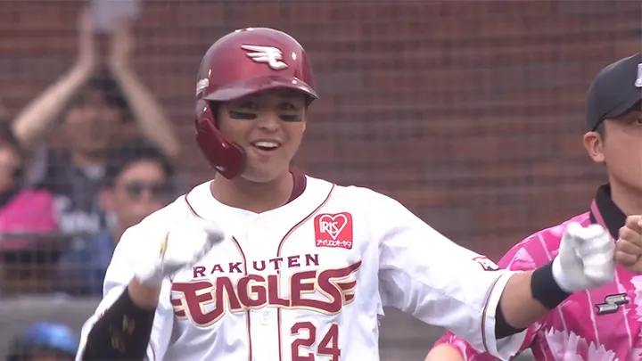 黒川史陽とボイトに連続タイムリー　東北楽天が接戦を制す