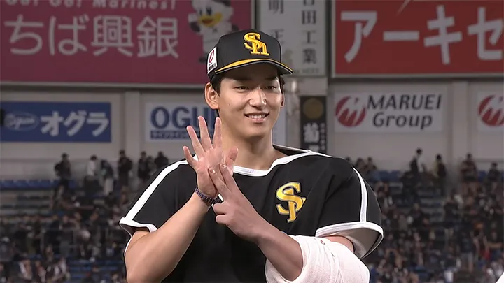 前田悠伍が7回無失点の好投で無傷の7連勝！　鷹がカード勝ち越し決める