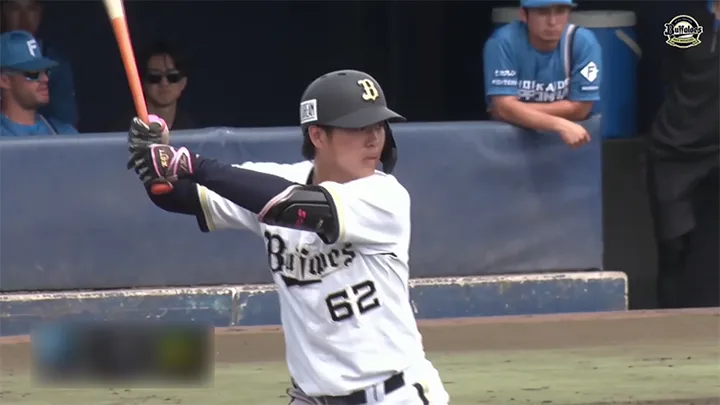 オリックス・バファローズ 堀柊那選手 ©パーソル パ・リーグTV