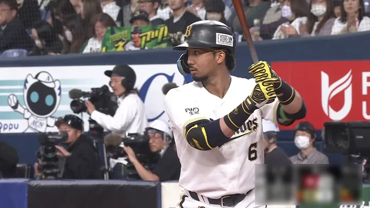 オリックス・バファローズ 宗佑磨選手 ©パーソル パ・リーグTV