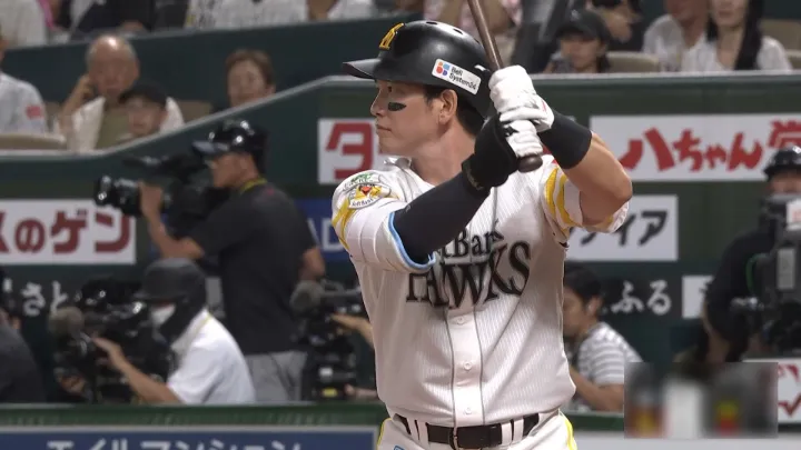 福岡ソフトバンクホークス・栗原陵矢選手 ©パーソル パ・リーグTV