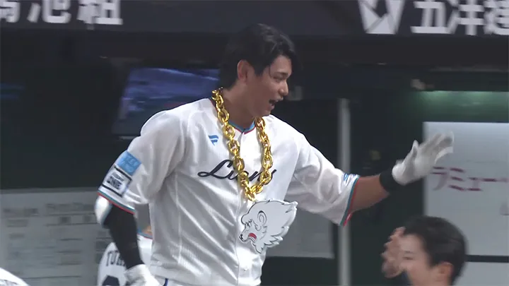 西川愛也が千葉ロッテから今季3度目先頭打者アーチ「夏央に感謝