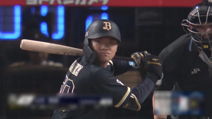 オリックス・バファローズ 山中稜真選手©パーソル パ・リーグTV