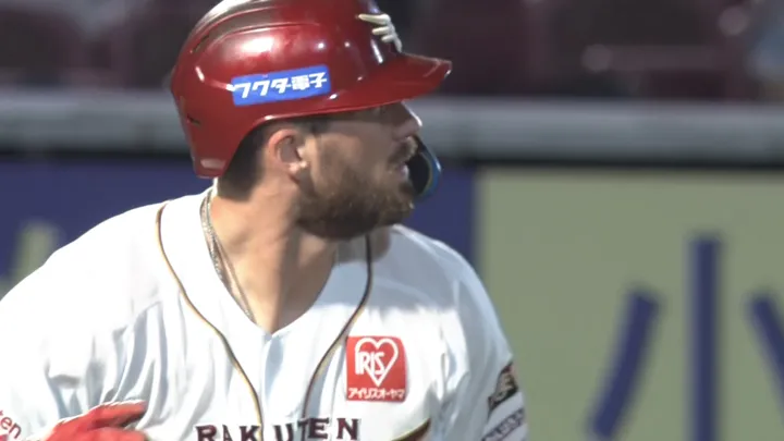 東北楽天ゴールデンイーグルス・マッカスカー選手 ©パーソル パ・リーグTV