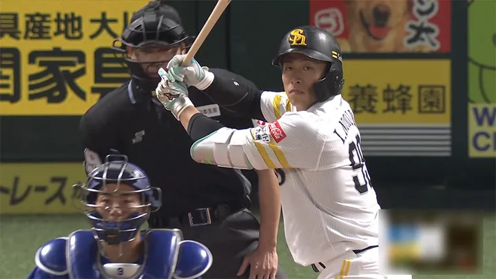 野村勇の1号2ランで1点差に！　第1打席では同点のきっかけとなる内野安打