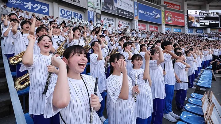 今年もZOZOマリンスタジアムに“美爆音”　6/19に習志野高校吹奏楽部が来場