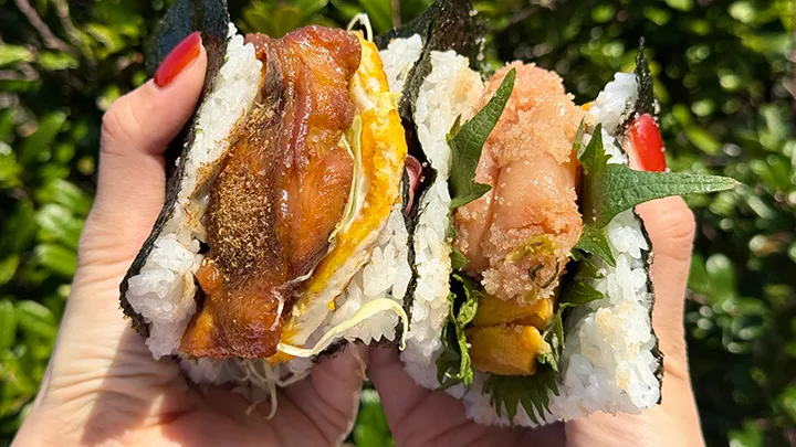 博多の味覚を楽しむおにぎりバーガー【パ・リーググルメ部 #9】