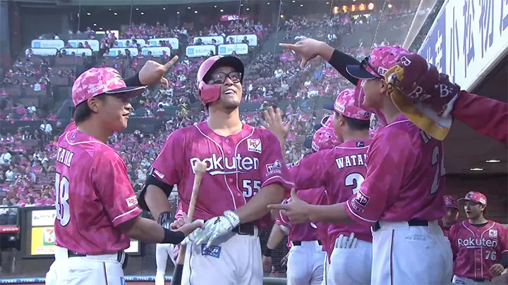 東北楽天ゴールデンイーグルス・YG安田選手 ©パーソル パ・リーグTV