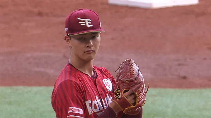 東北楽天ゴールデンイーグルス・古謝樹投手 ©パーソル パ・リーグTV