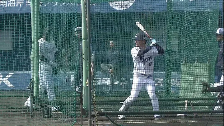 【キャンプ動画】滝澤夏央が鋭い当たりを連発！【埼玉西武・2月7日】