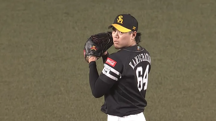 上茶谷大河が6回2失点で8勝目　鷹がカード勝ち越し
