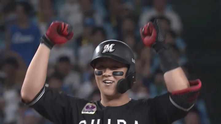 接戦は千葉ロッテに軍配　山口航輝が先制＆決勝打