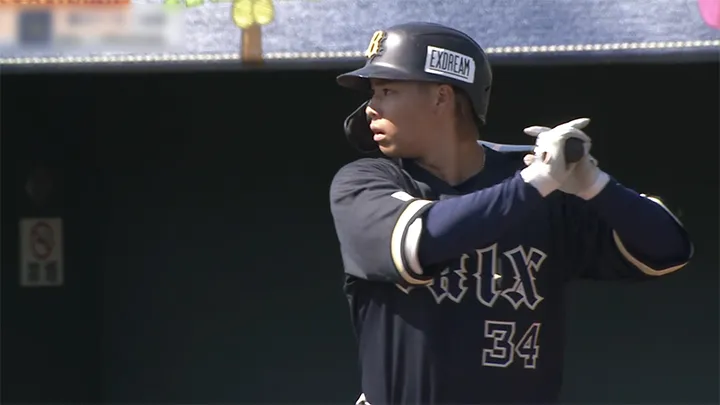 オリックスが4投手の完封リレーで勝利　横山聖哉はOP戦1号弾